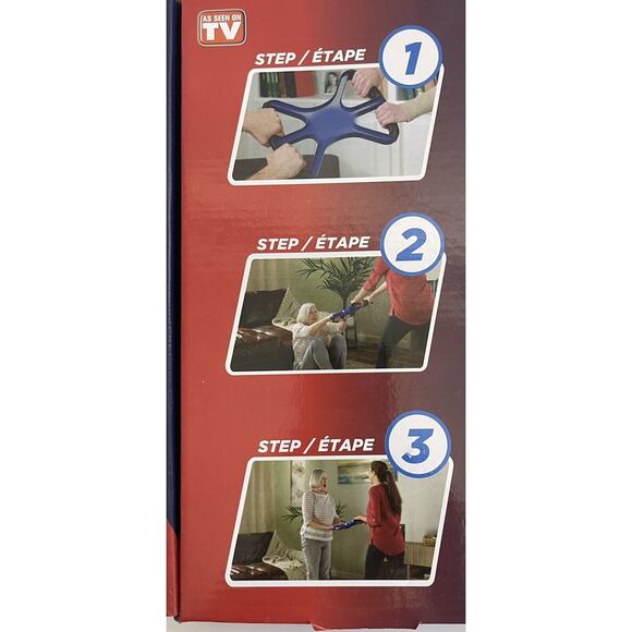 Liberty Lift 15" Standing Aid & Handicap Bar w/ No-Slip Grip Handles, As Seen TV - Picture 3 of 4